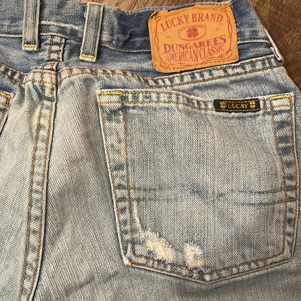 Lucky Brand Cuffed Dream Crop Straight‎ Leg Jeans Sz 6/28 - Picture 5 of 5